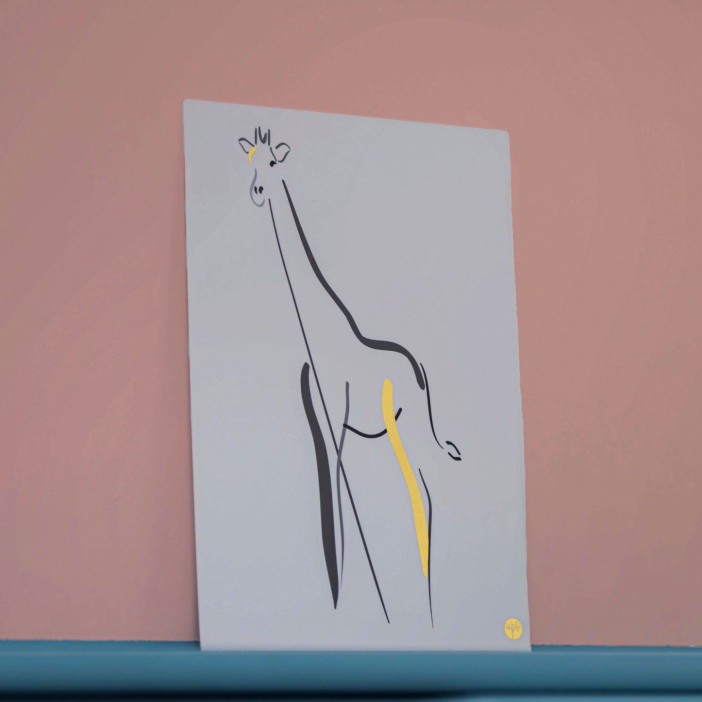 #justaline Giraffe
