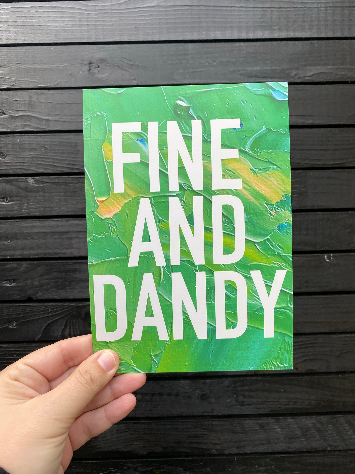 FINE AND DANDY