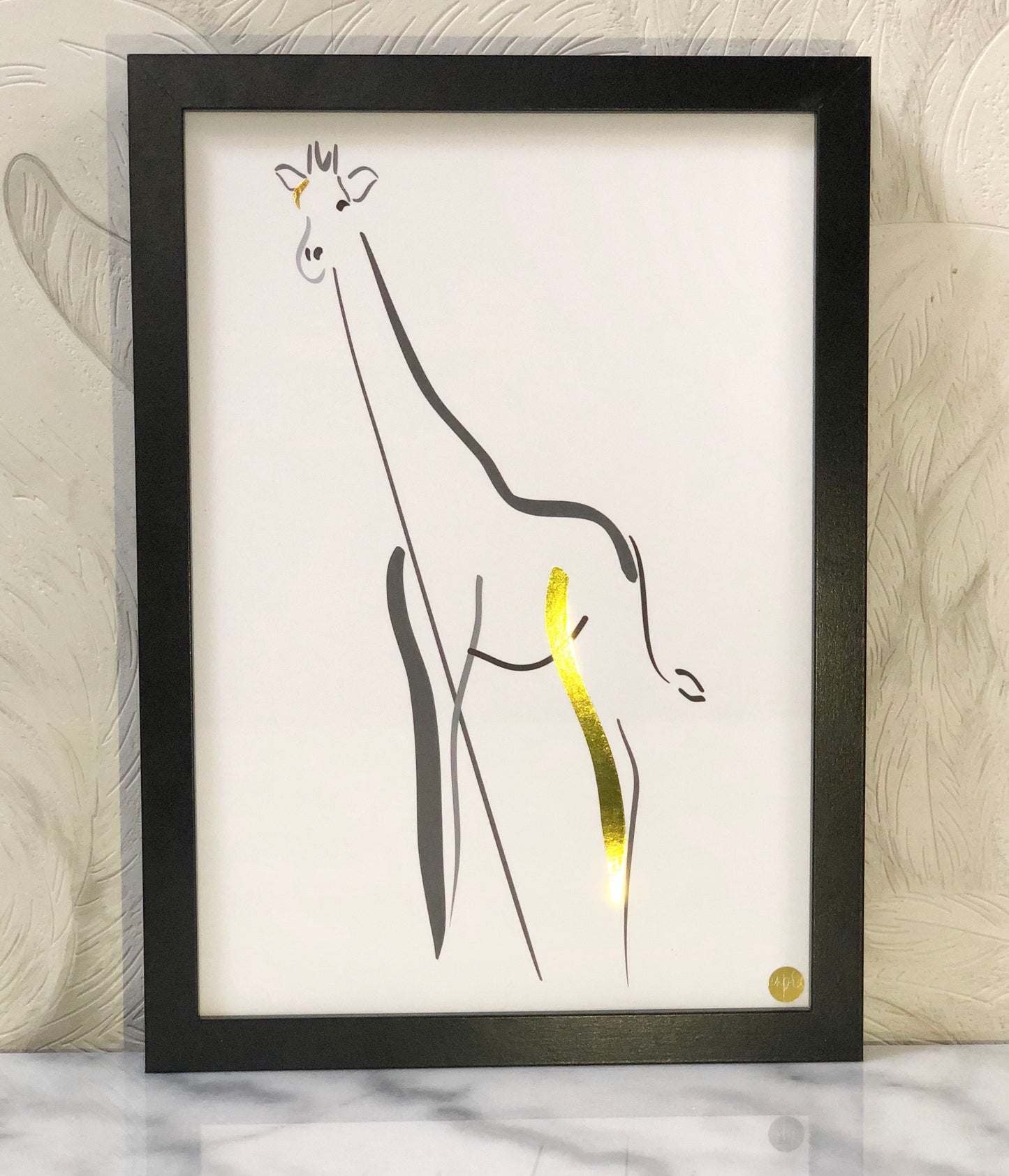 #justaline Giraffe