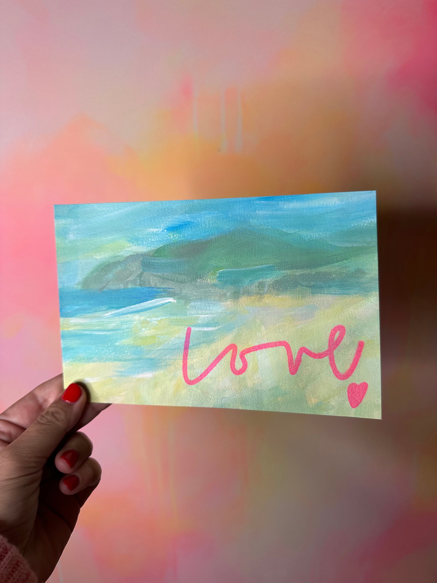 Love Cornwall Painting & Screen Print