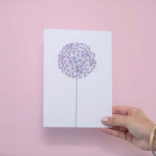 #justaline Allium