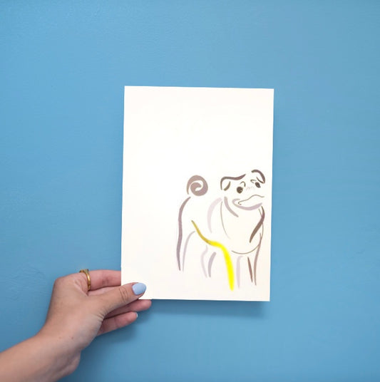 #justaline PUG