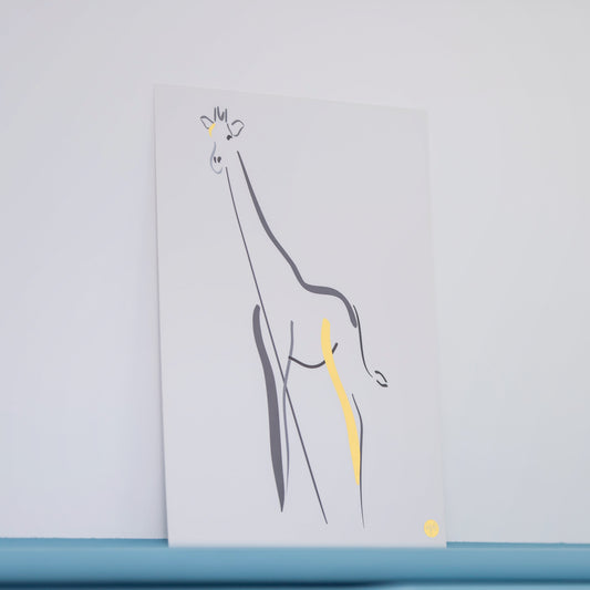 #justaline Giraffe