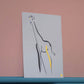 #justaline Giraffe