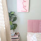 LOVE XL  Pink on Pink with Khaki Heart
