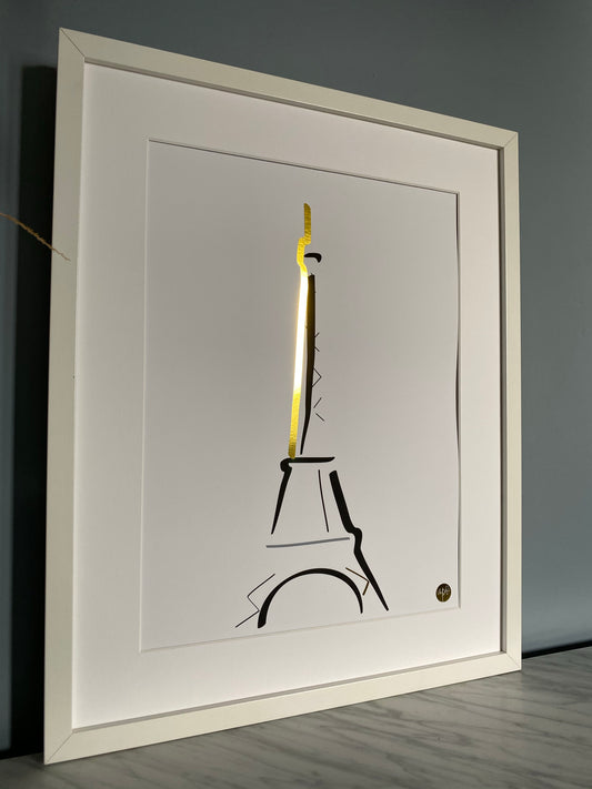 #justaline Seconds EIFFEL TOWER