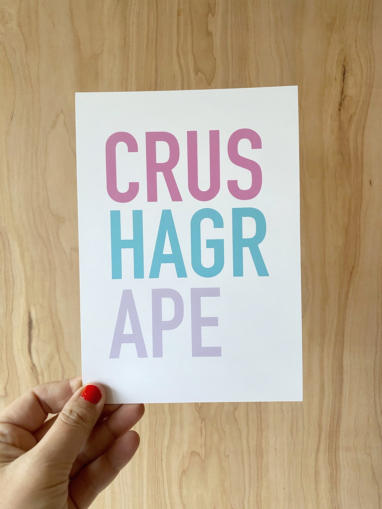 Crush A Grape