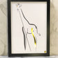 #justaline Giraffe